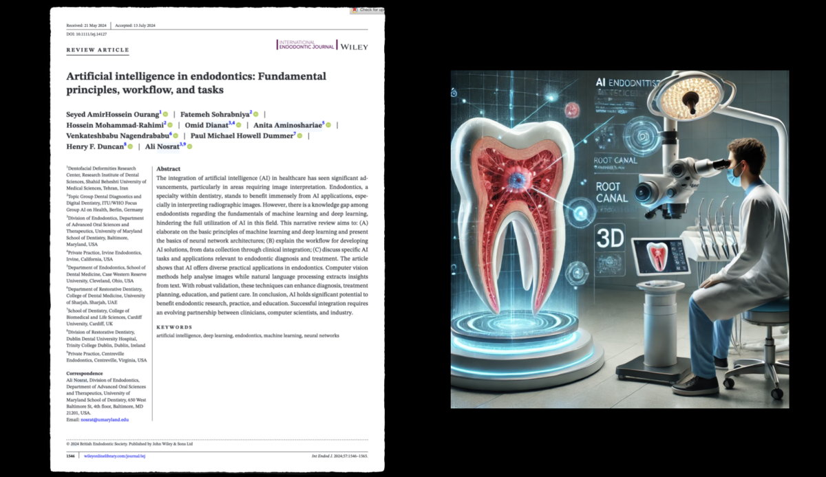 BLOG - DR Brice Riera - IA et endodontie - diagnostic