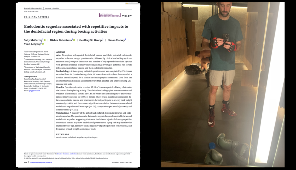 BLOG - Dr Brice Riera - Endodontie et boxe