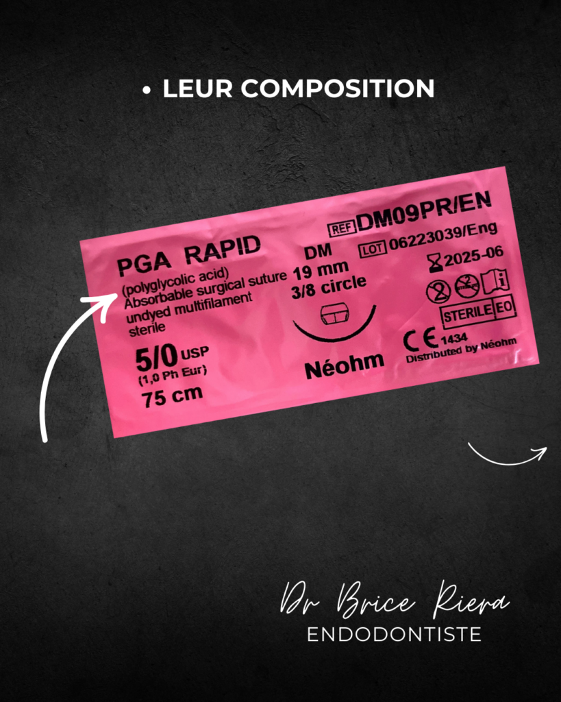 BLOG - Dr Brice Riera - Endodontie - choix fil de suture