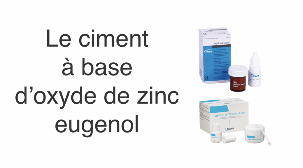 BLOG - Dr Brice Riera - differents ciment de scellement canalaire