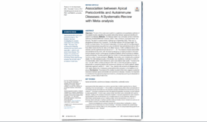 Dr Brice riera - EDTM - Maladies auto-immunes et risques de lésion apicale