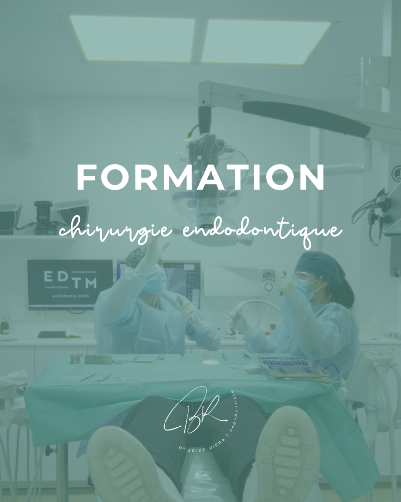 Formation chirurgie endodontique dr brice riera